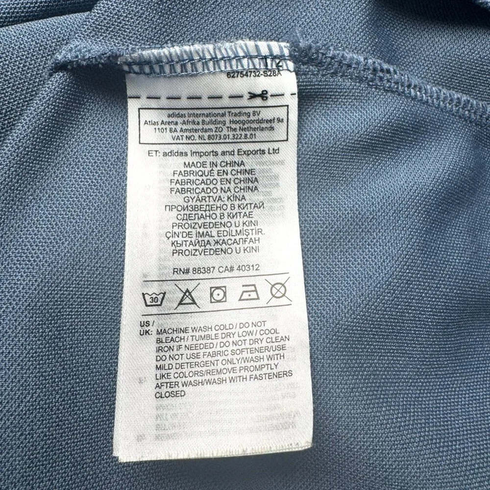 Adidas Men's Golf Quarter Zip Performance Pullover Blue Size‎ Large